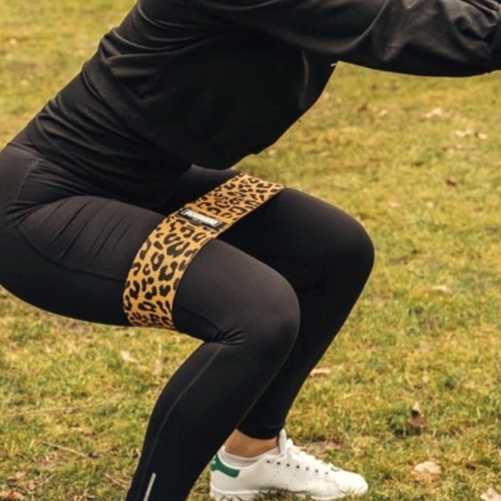 Resistance Band in Brown Cheetah (HEAVY)